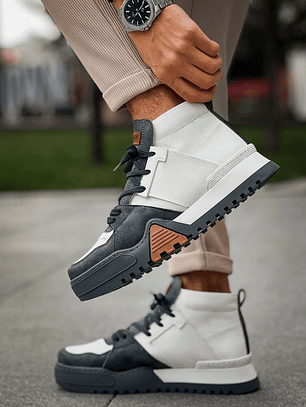 Zapatillas Ghost Line Green & White Caña Alta