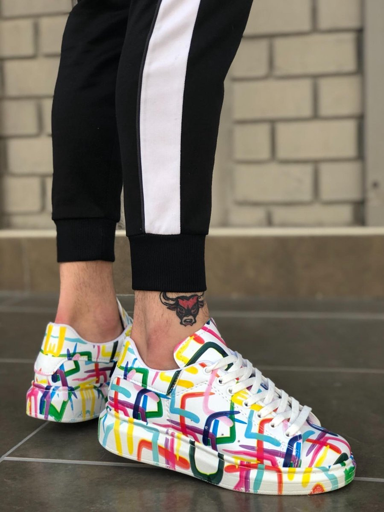 Sneakers Perzonalizada Colorfull Rings 1