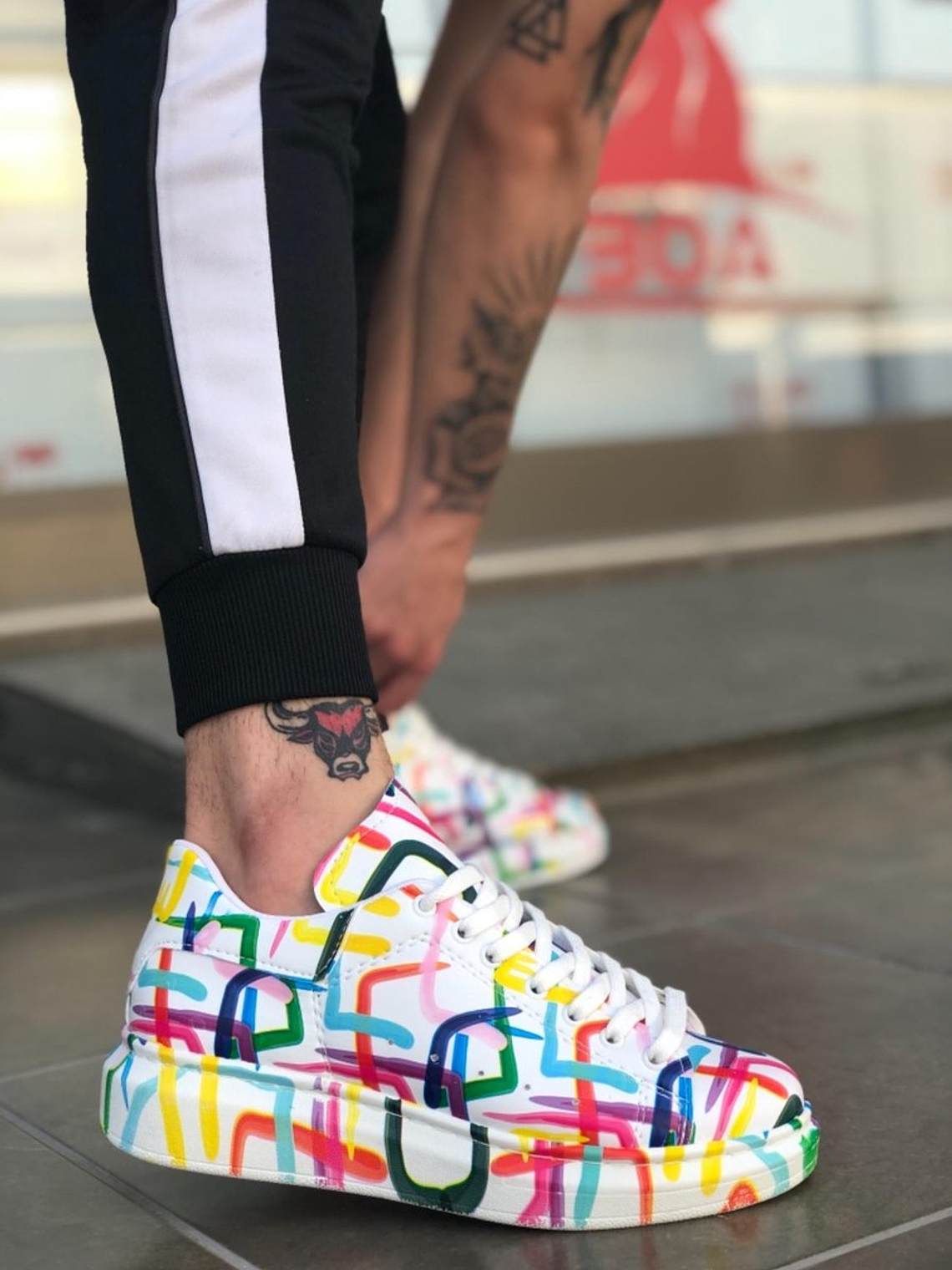 Sneakers Perzonalizada Colorfull Rings 2