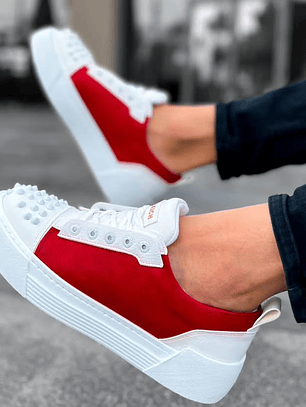 Zapatillas Thorns Red & White
