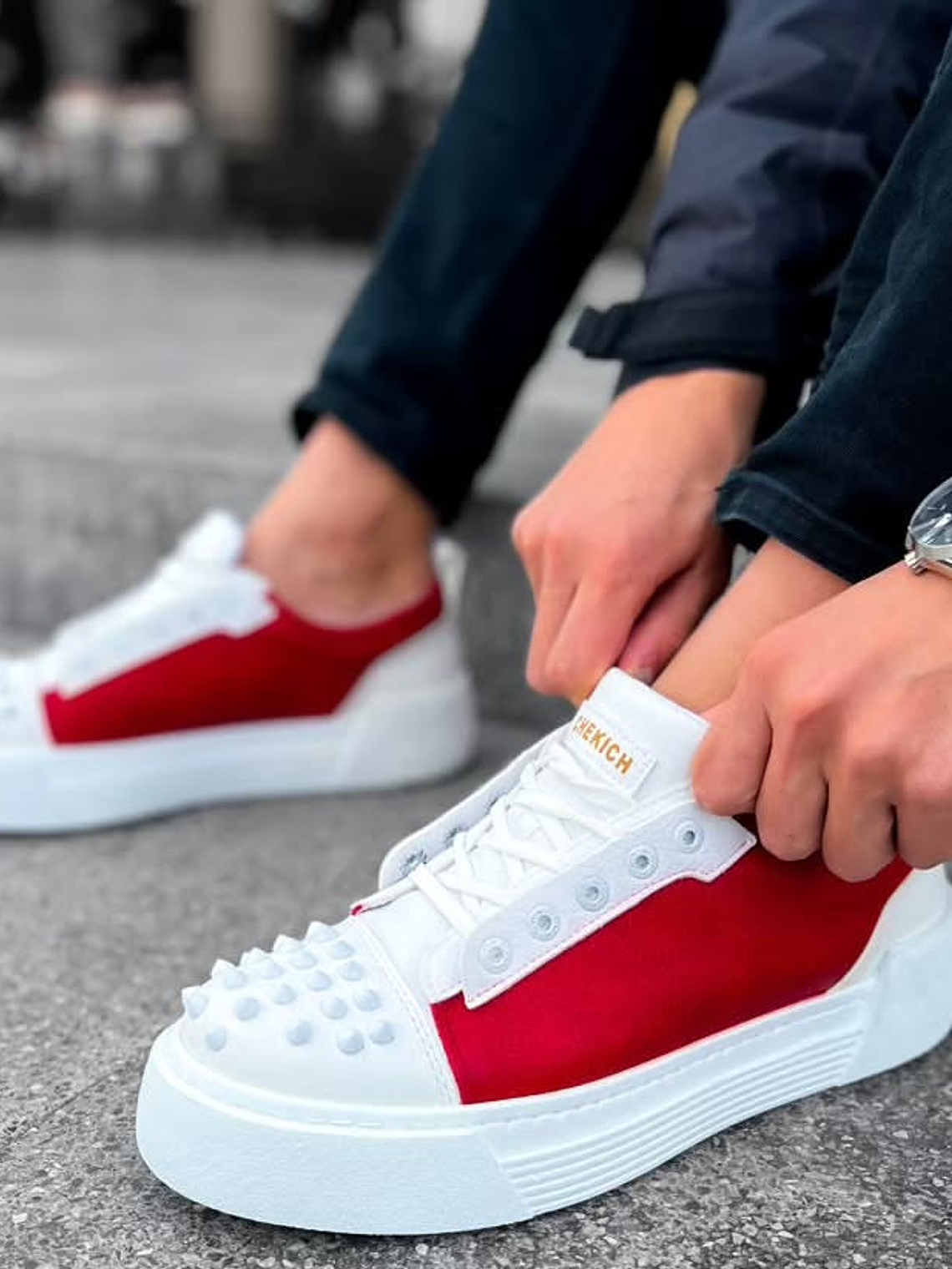 Zapatillas Thorns Red & White 2