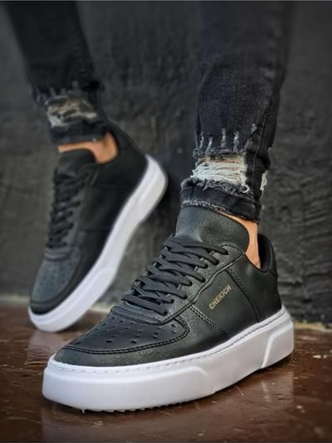 Zapatillas Wellington Black & White 1