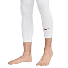 Calza Nike pro blanca 3/4 2