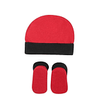 Pack Gorro y Botines Jordan de 0-6 Meses 2