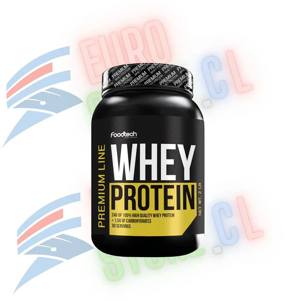 Whey Protein Premium Line 2lbs Vainilla - Foodtech- 
