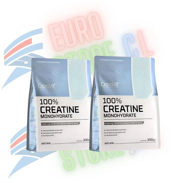 Pack 100% Creatine Monohydrated Ostrovit 300g 1