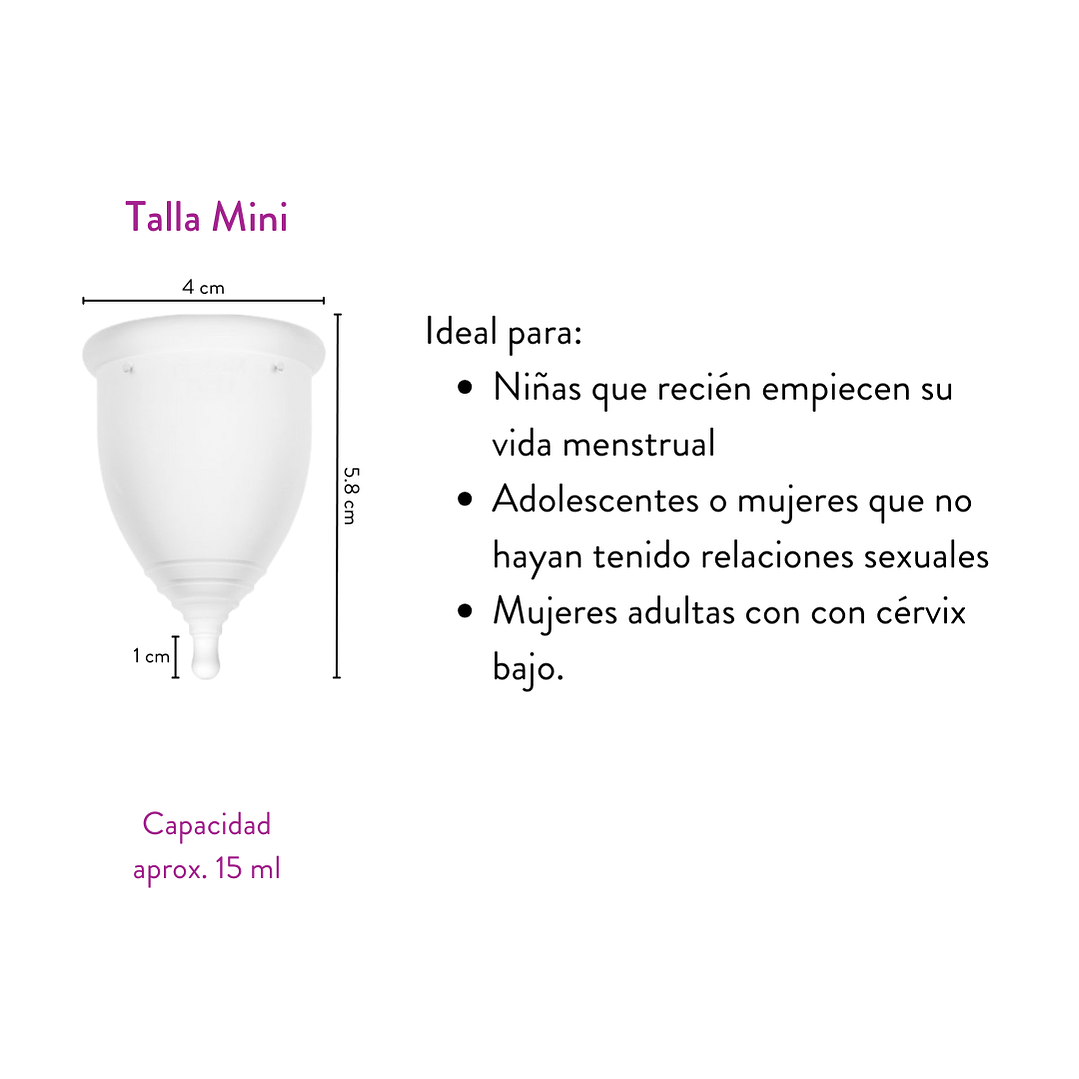 KIT: Dos Copas Menstruales Eva 4
