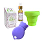 Kit Bienestar Completo Eva: Copa Menstrual + Oleolato Herbal + Vaso Esterilizador + Bolsa Térmica - Miniatura 2