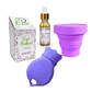 Kit Bienestar Completo Eva: Copa Menstrual + Oleolato Herbal + Vaso Esterilizador + Bolsa Térmica - Miniatura 1