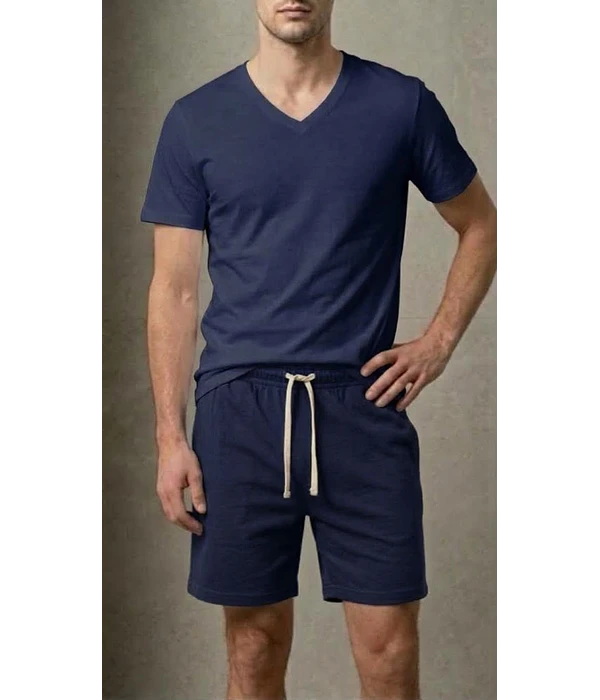 Nuevo Pijama Remo corto Azul Navy 