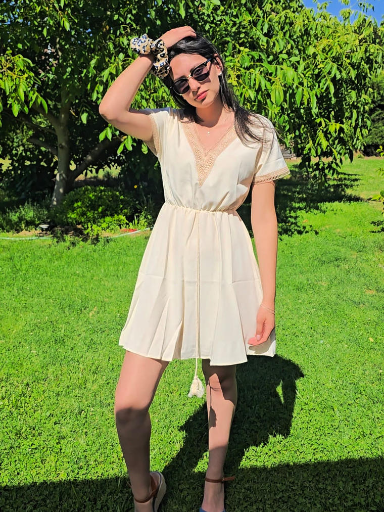 Vestido Luna Marfil 6