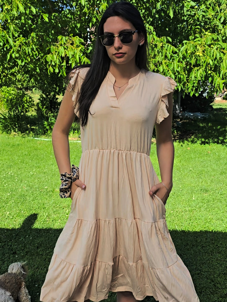 Vestido Ema Beige 1