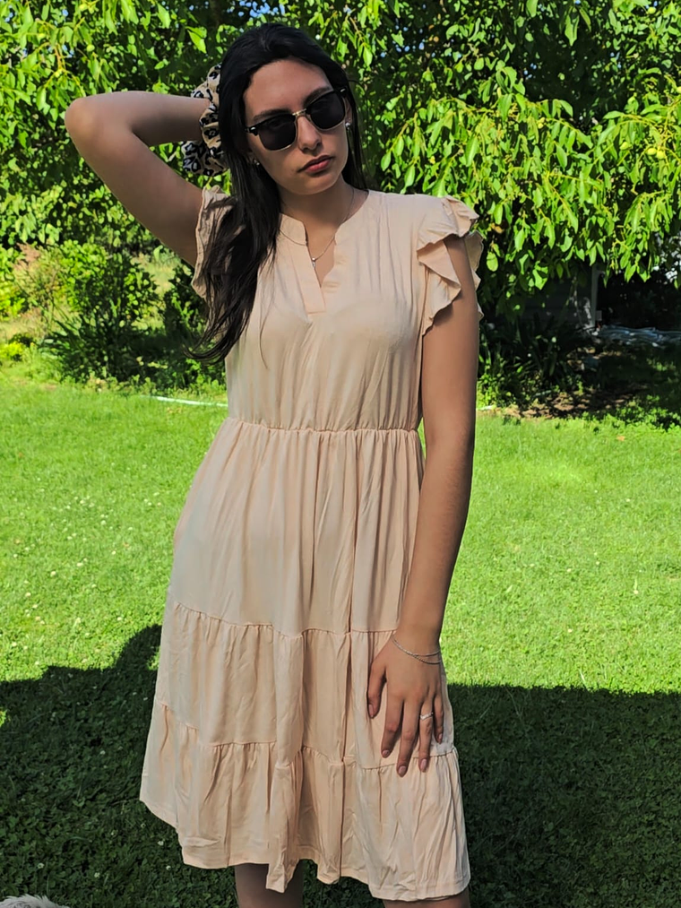 Vestido Ema Beige 2
