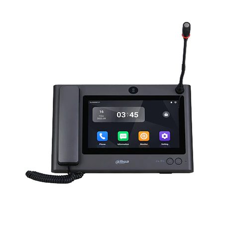 DHI-VTS8A40B-CG. Estacion maestra conserjeria pantalla 10" Android 11 audio vidireccional por altavo