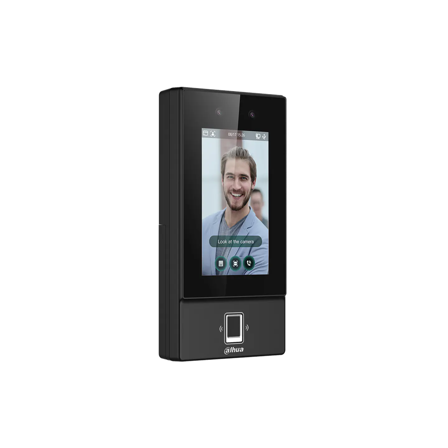DHI-ASI6214S. Control de acceso Dahua Standalone con reconocimiento facial camara 2MP soporta huella 3