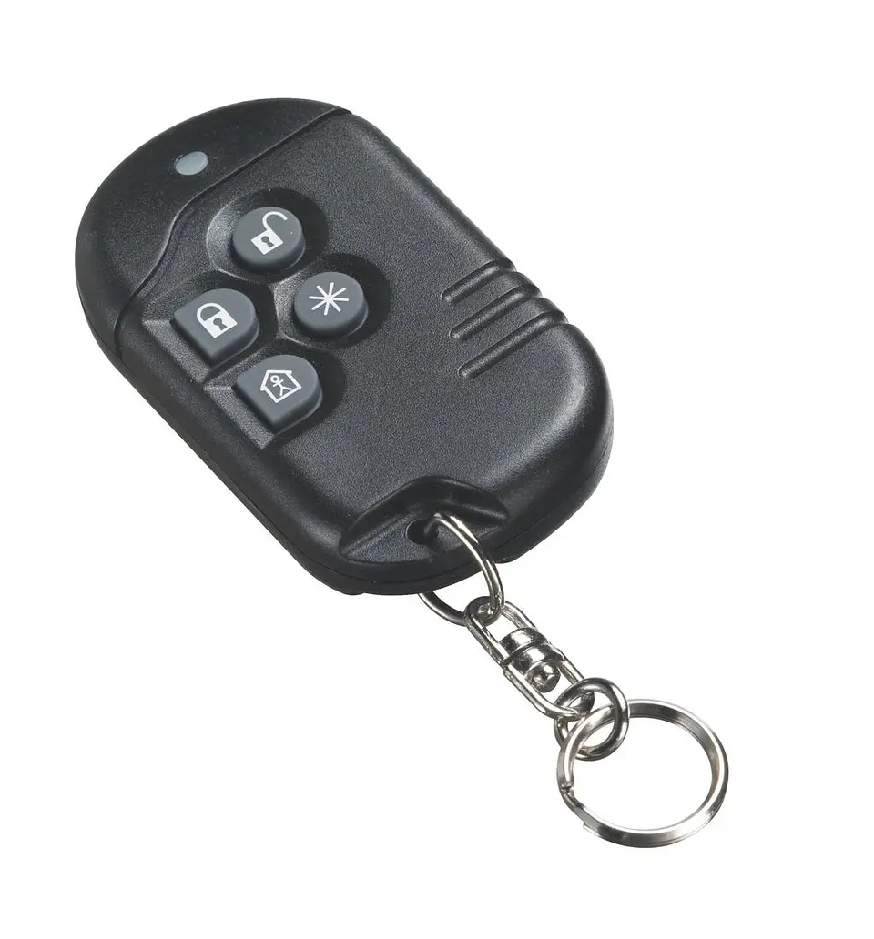 PG9939. Llave Inalámbrica PowerG de Cuatro Botones 915MHz 2