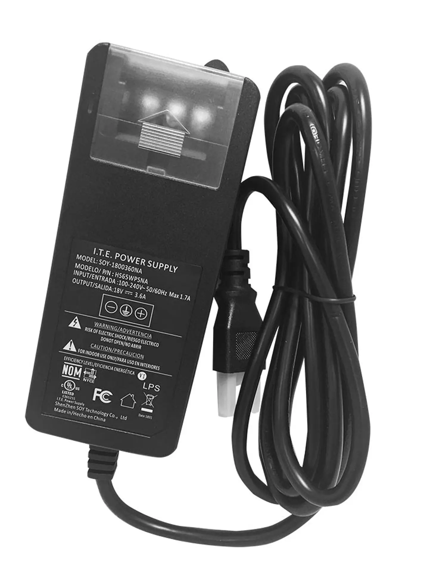 HS65WPS. Adaptador de corriente DSC para centrales PowerSeries PRO 65W 1