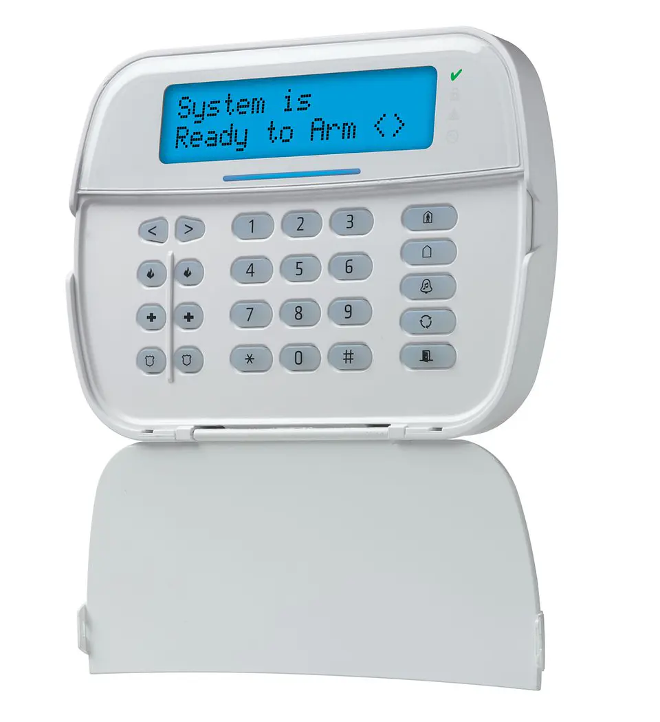 HS2LCDRFPRO9. Teclado LCD Cableado DSC Powerseries PRO con Comunicador PowerG y Prox 2