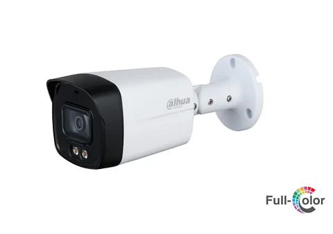 DH-HAC-HFW1209TLMN-LED-0280B-S3. Camara HDCVI Bullet 2MP full color iluminacion 40m lente fijo 2.8mm