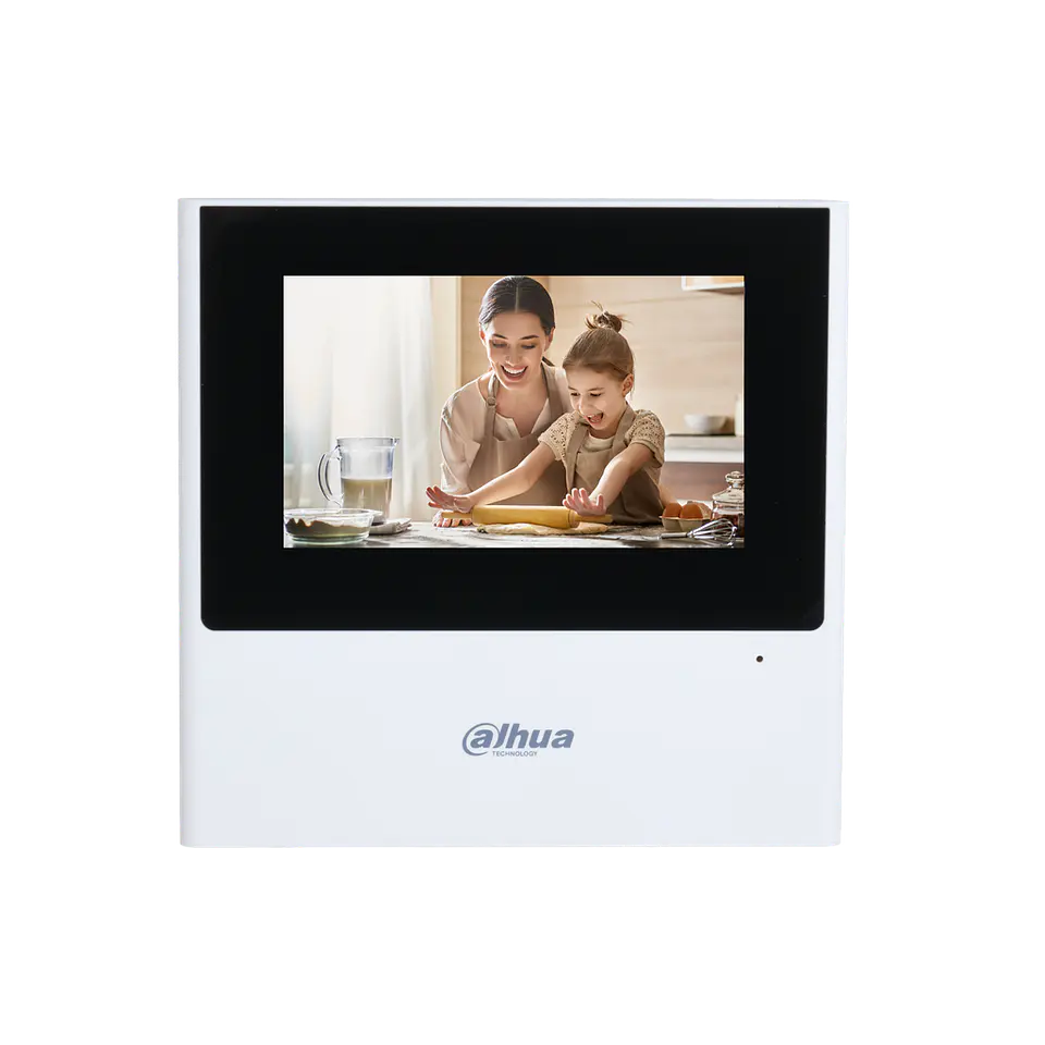 DHI-VTH2611L-WP. Monitor Video Portero Ip y Wifi Dahua Pantalla 4.3 POE 4