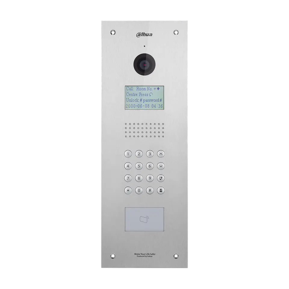 DHI-VTO1210C-X-S1. VTO para departamento soporta tarjetas Mifare proteccion IP 54 e IK07 1