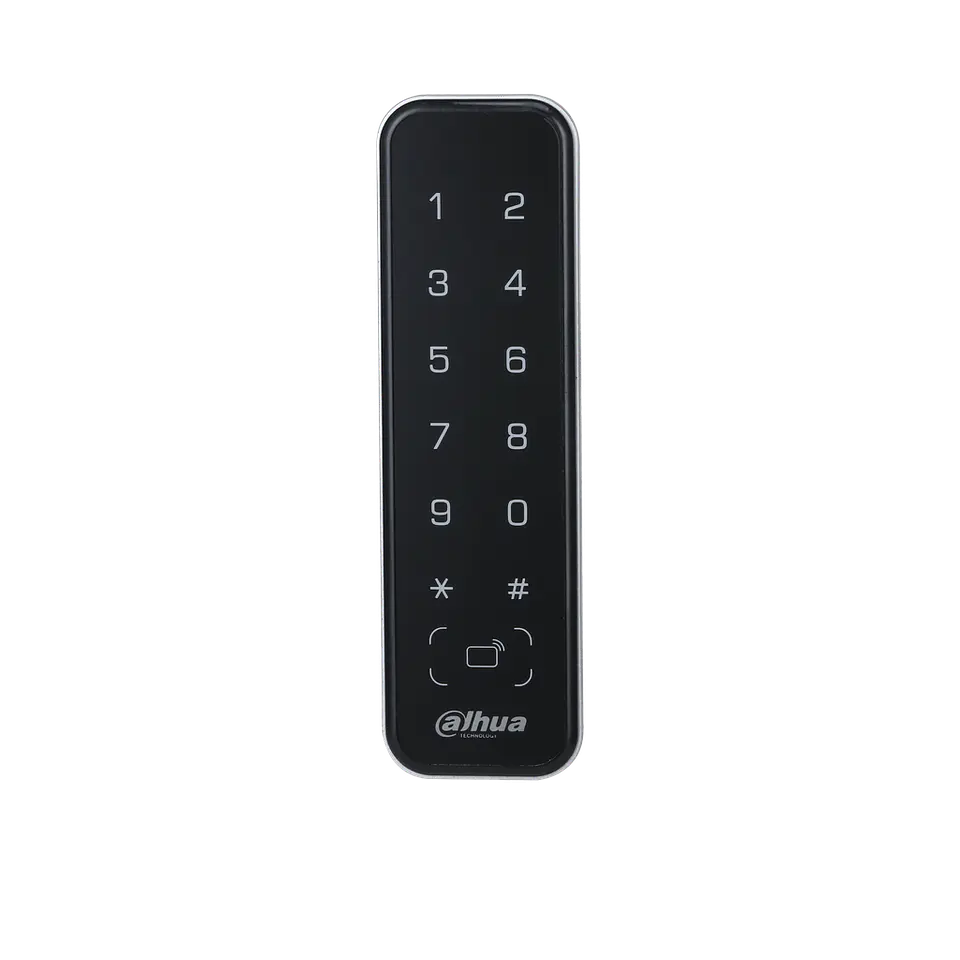 DHI-ASR2201A. Lector de Tarjeta Mifare y claves con proteccion IP66 soporta comunicaion por RS485 y 1
