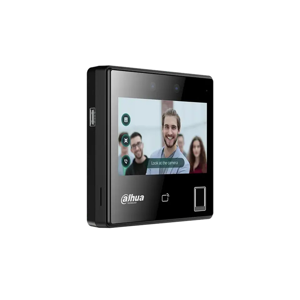 DHI-ASI3214A-W. Control de Acceso Standalone Facial, Huella y Tarjeta Dahua Pantalla 4 SIP Uso Int 2