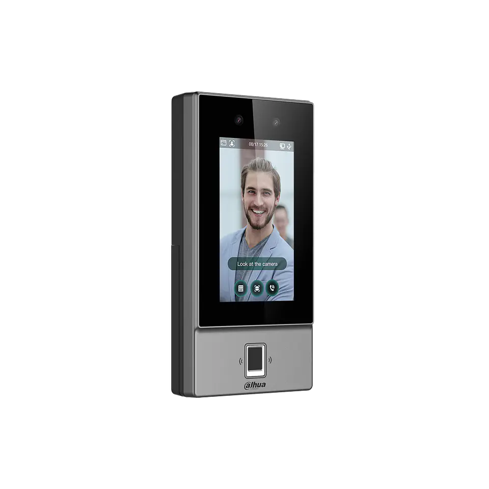 DHI-ASI6214S-PW. Control de Acceso con reconocimiento facial, huella y tarjeta soporta Codigos QR pr 2