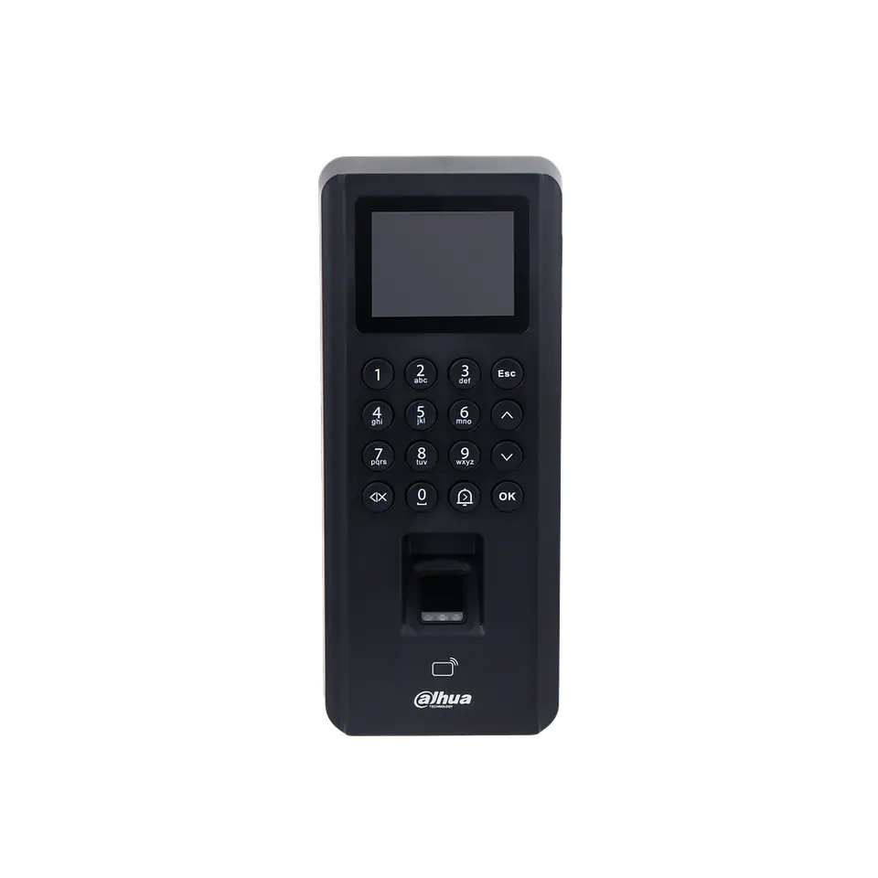 DHI-ASI2212J. Control de Acceso Dahua Standalone lector de tarjetas IC, lector de huellas y claves 1