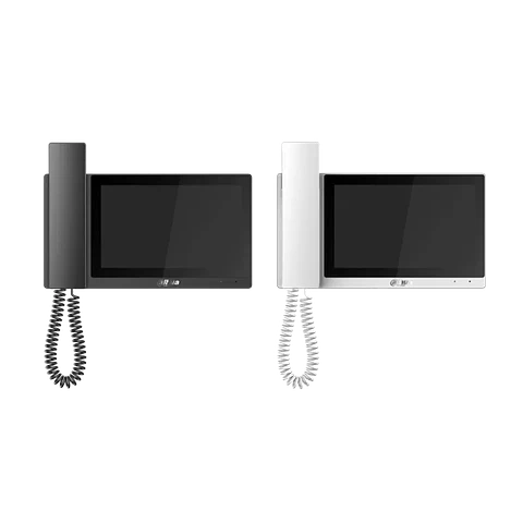 DHI-VTH5421E-H. MONITOR VIDEO PORTERO DAHUA CON AURICULAR. COLOR NEGRO.