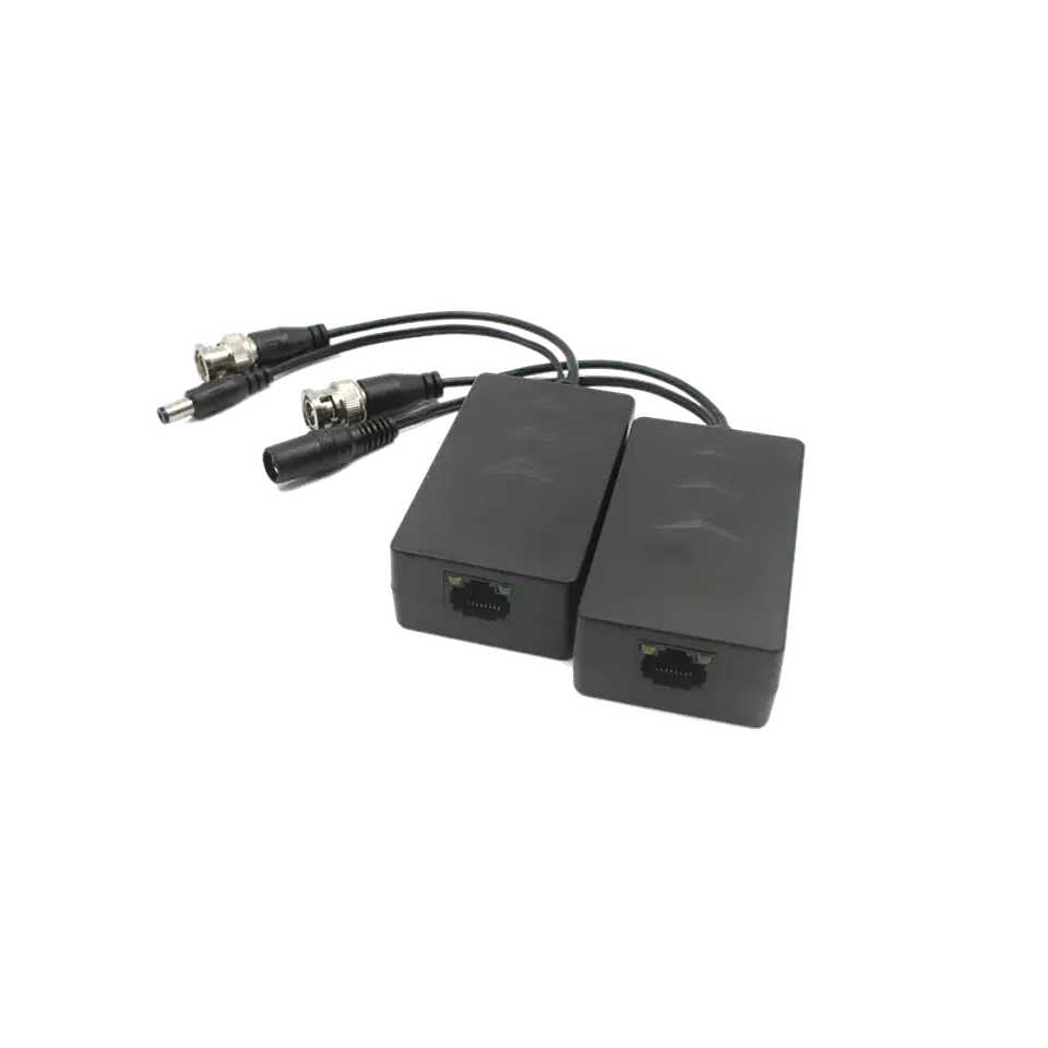PFM801-4MP. balun HDCVI pasivos con alimentación 1