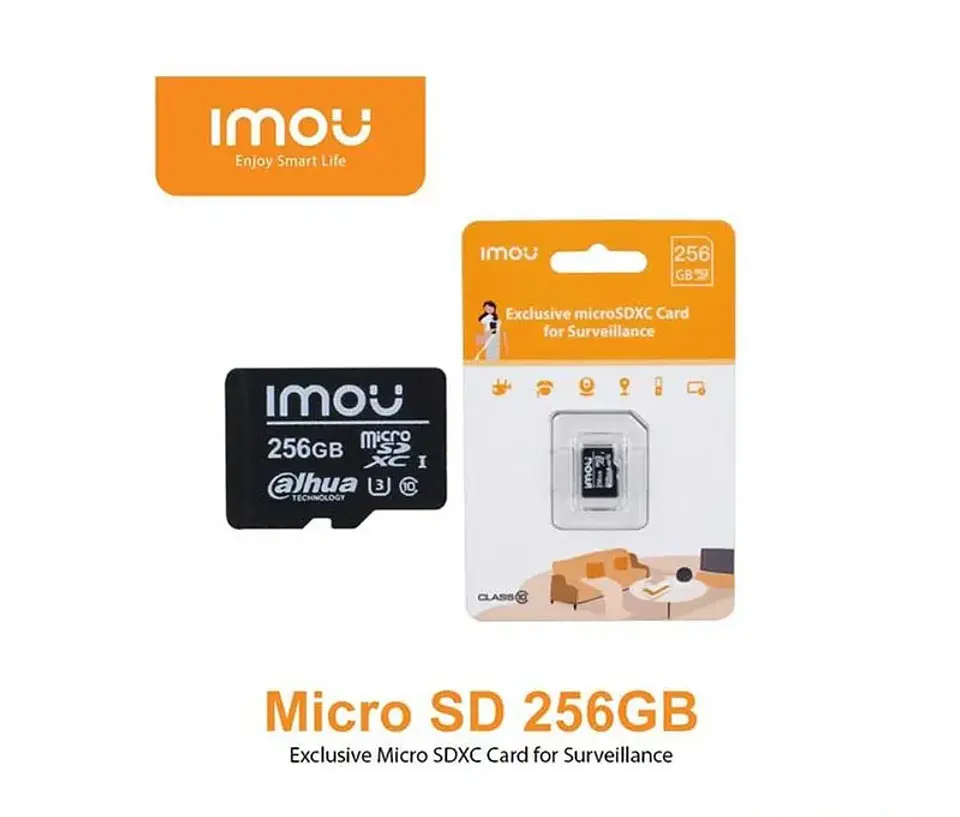 ST2-256-S1. TARJETA MICRO SD IMOU 256GB. CLASE 10. 1