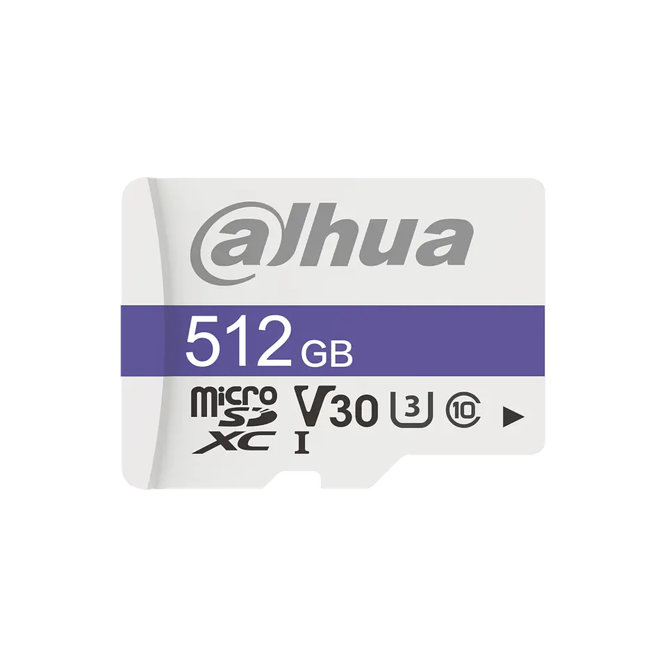 DHI-TF-C100/512GB. Tarjeta de Memoria micro SD DAHUA Clase10 512GB. 1