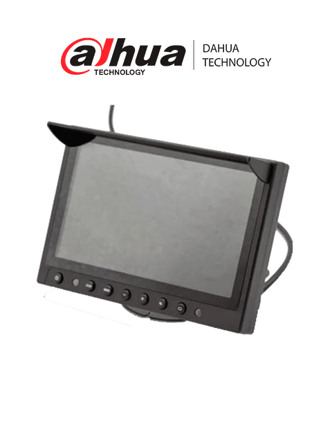 DHI-MLCDF7-E. Monitor 7" de Cristal liquido (LCD) para dispositivos moviles, conector M12 A-coding