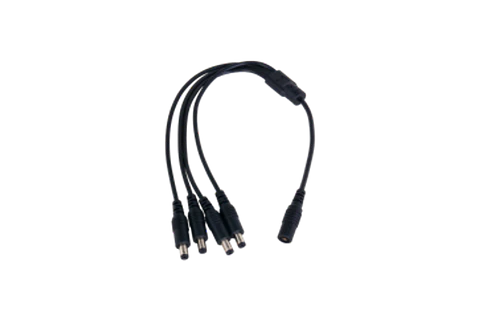 DH-PFM979-1S4P. CABLE ADAPTADOR DE CORRIENTE DAHUA. 1 HEMBRA A 4 MACHOS.
