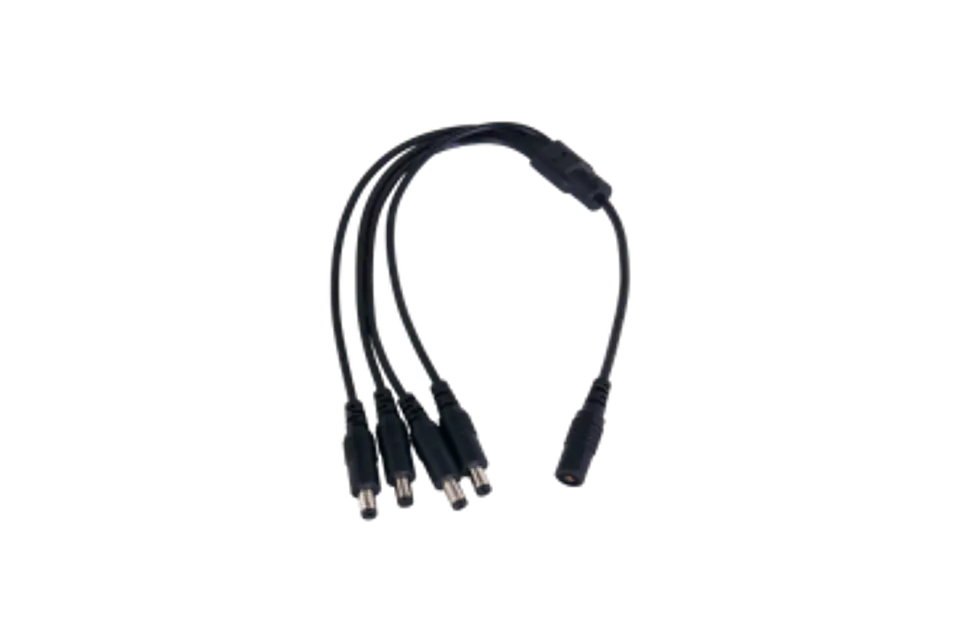 DH-PFM979-1S4P. CABLE ADAPTADOR DE CORRIENTE DAHUA. 1 HEMBRA A 4 MACHOS. 1