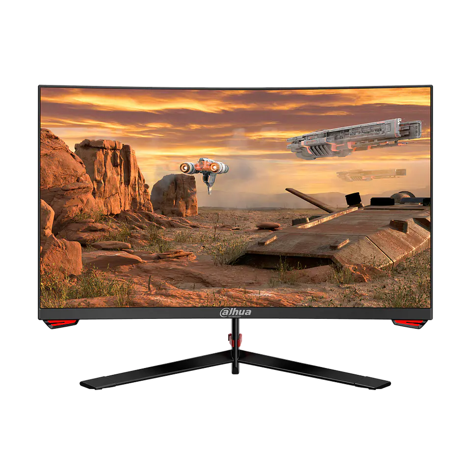 DHI-LM27-E230C-A5. MONITOR PROFESIONAL CURVO DAHUA 27 PULG. USO 24/7. 250 NITS. INCL. BASE 1