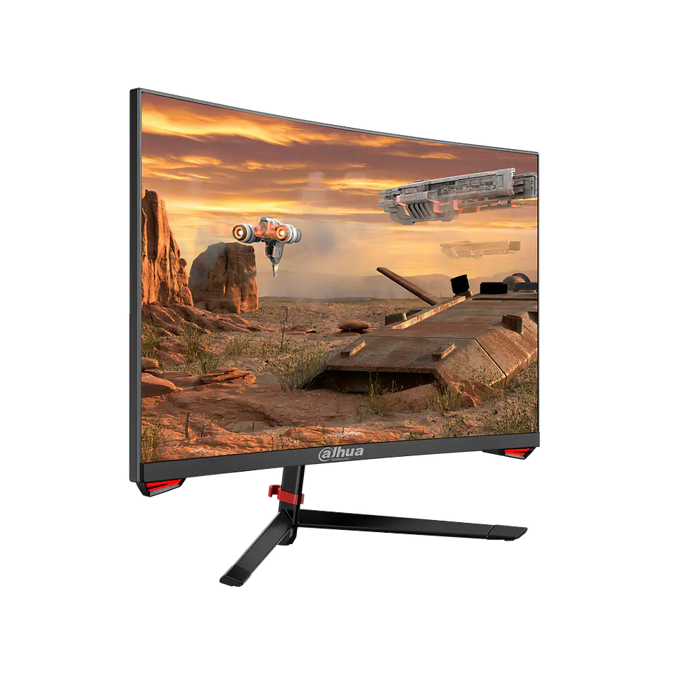 DHI-LM27-E230C-A5. MONITOR PROFESIONAL CURVO DAHUA 27 PULG. USO 24/7. 250 NITS. INCL. BASE 3
