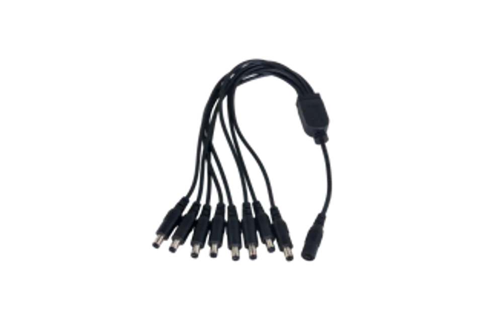 DH-PFM979-1S8P. CABLE ADAPTADOR DE CORRIENTE DAHUA. 1 HEMBRA A 8 MACHOS. 1