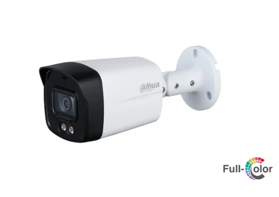 DH-HAC-HFW1209TLMN-LED-0280B-S3. Camara HDCVI Bullet 2MP full color iluminacion 40m lente fijo 2.8mm 1