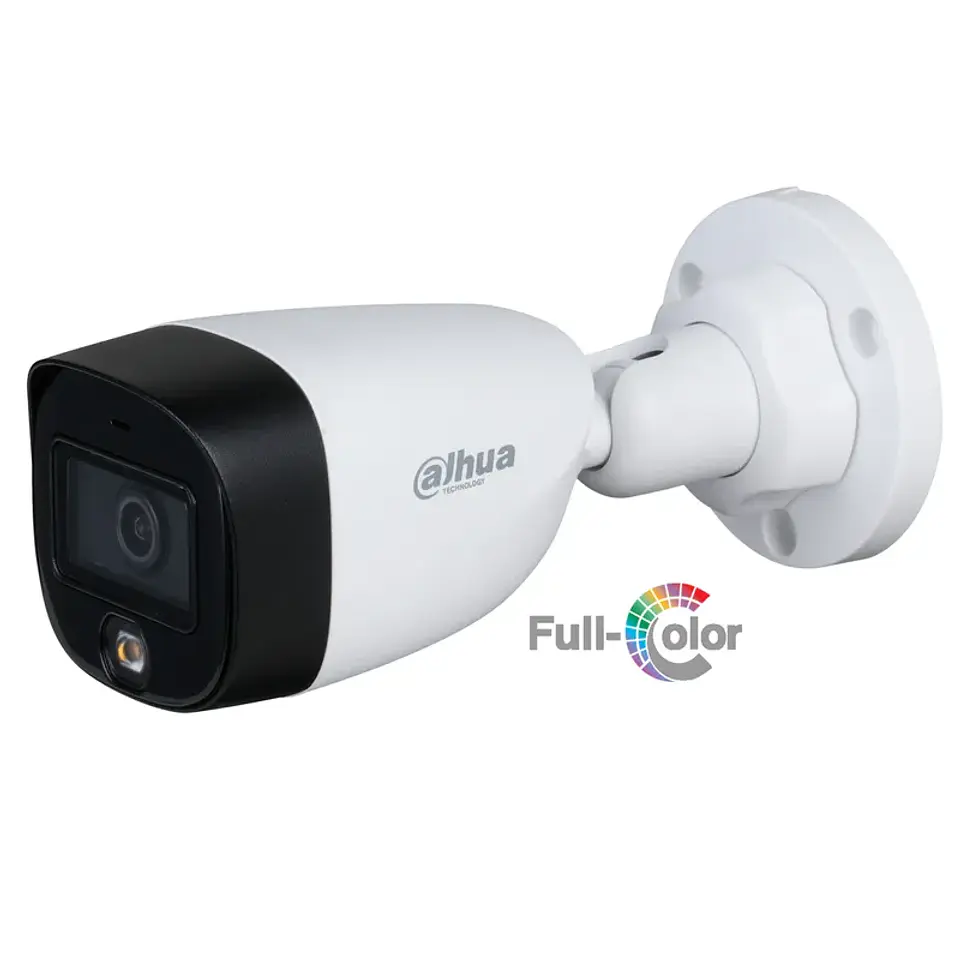DH-HAC-HFW1209CMN-LED-0280B-S2. Camara Bullet HDCVI Dahua Full Color 2MP Lente 2.8mm LED 20m IP67 1