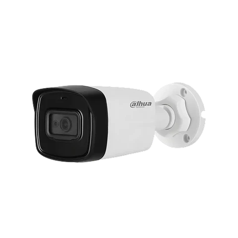 DH-HAC-HFW1800TLN-A-0600B. Camara HDCVI bullet 8MP lente fijo 6mm IR 80m proteccion IP67
