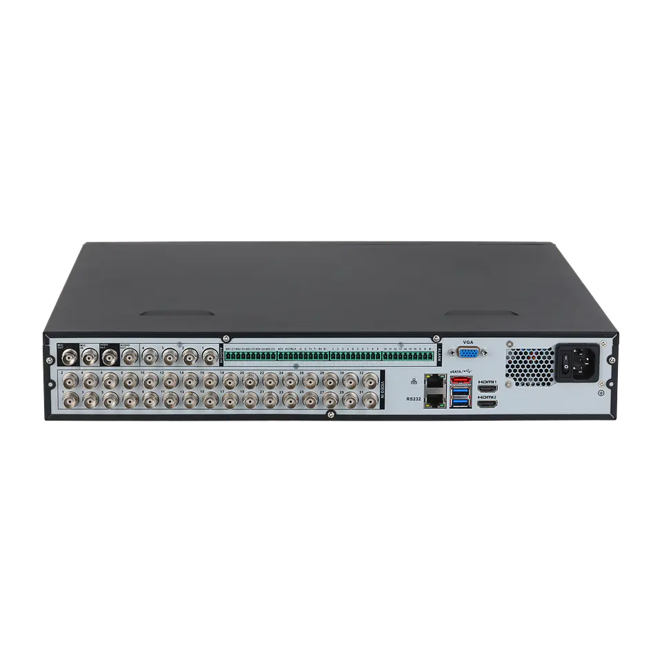 XVR5432L-I3. XVR 32 Canales Dahua IA 1080p 4HDD max 16tb 2xHDMI Alarmas In16 Out6 3
