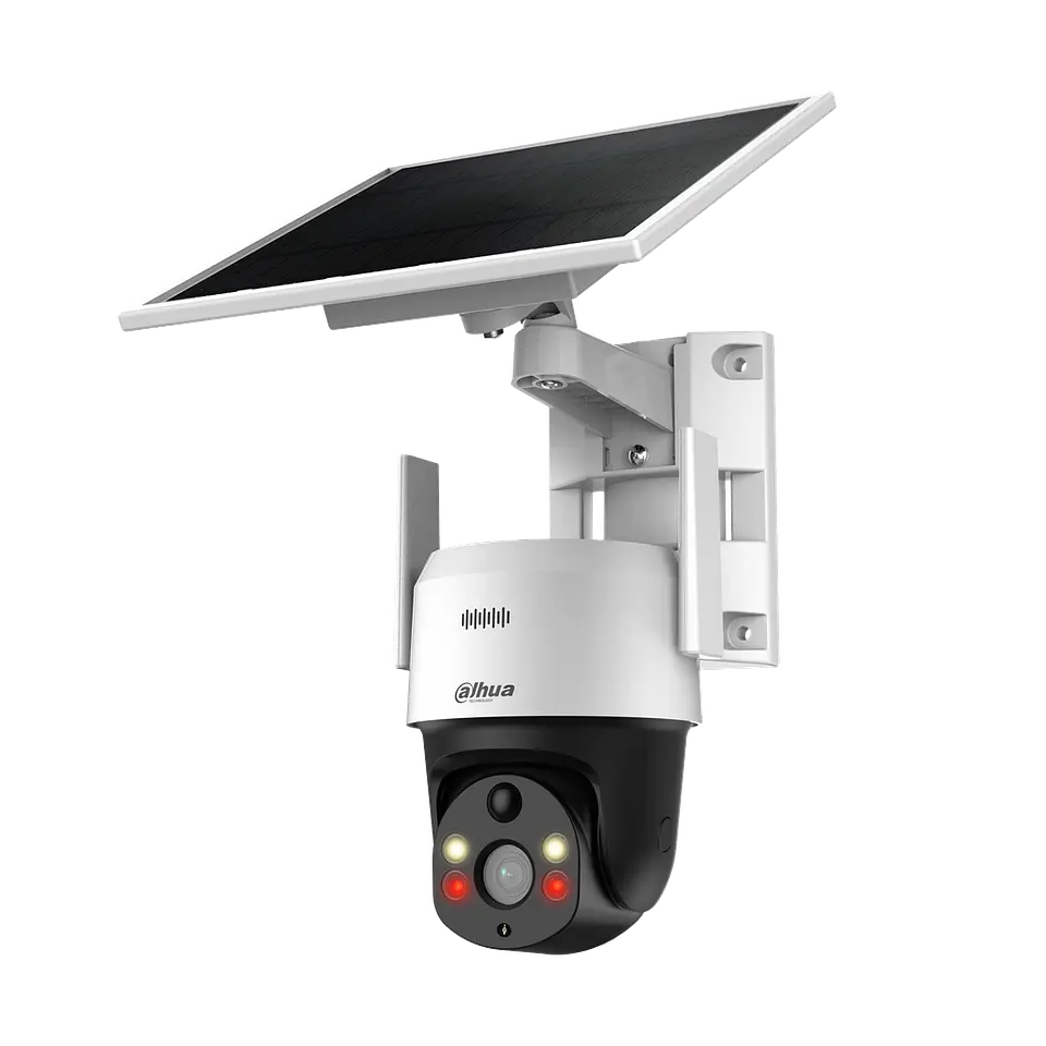 DH-SD2A200H1B1-GN-AGQ-PV-0400-SP-LA. Cámara PT IP Dahua. 2MP. Alim. Solar. 4G. Ilum Dual 30 Mts. Audio. 1