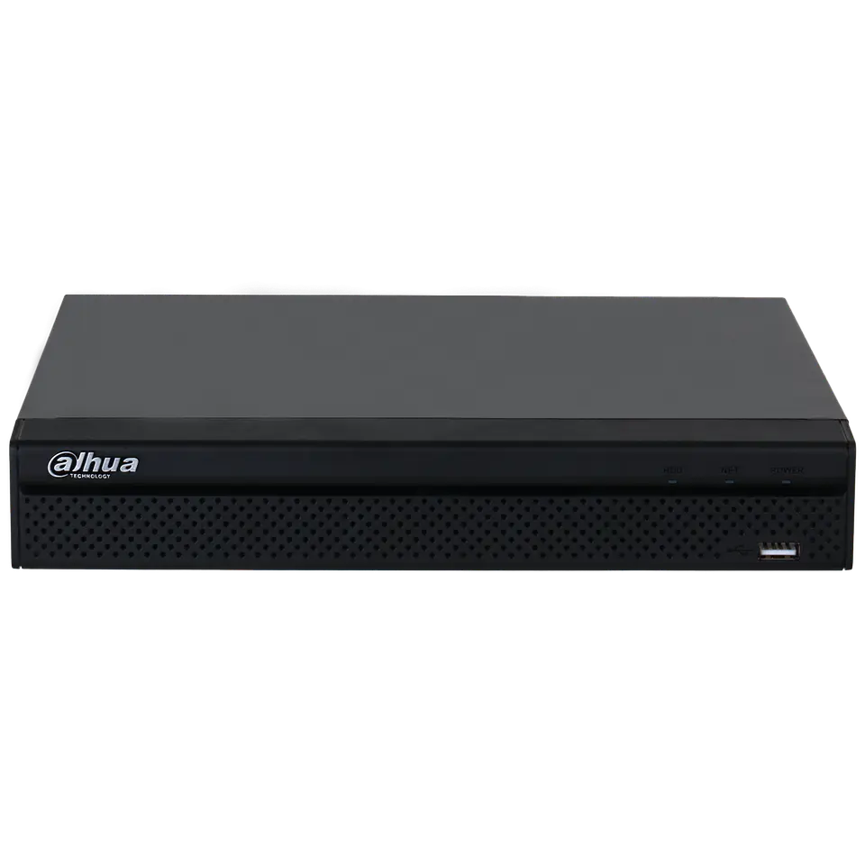 DHI-NVR2104HS-P-4KS3. NVR 4Ch Dahua. 4 puertos POE. SMD PLUS. 1HDD de hasta 20TB. Audio In/Out. Alar 3