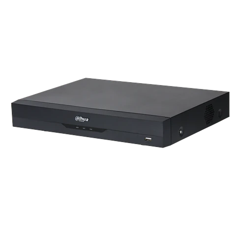 DH-XVR5104HE-I3(V3.0). XVR Dahua de 4 canales hasta 5Mp soporta IA 1HDD I/O alarmas