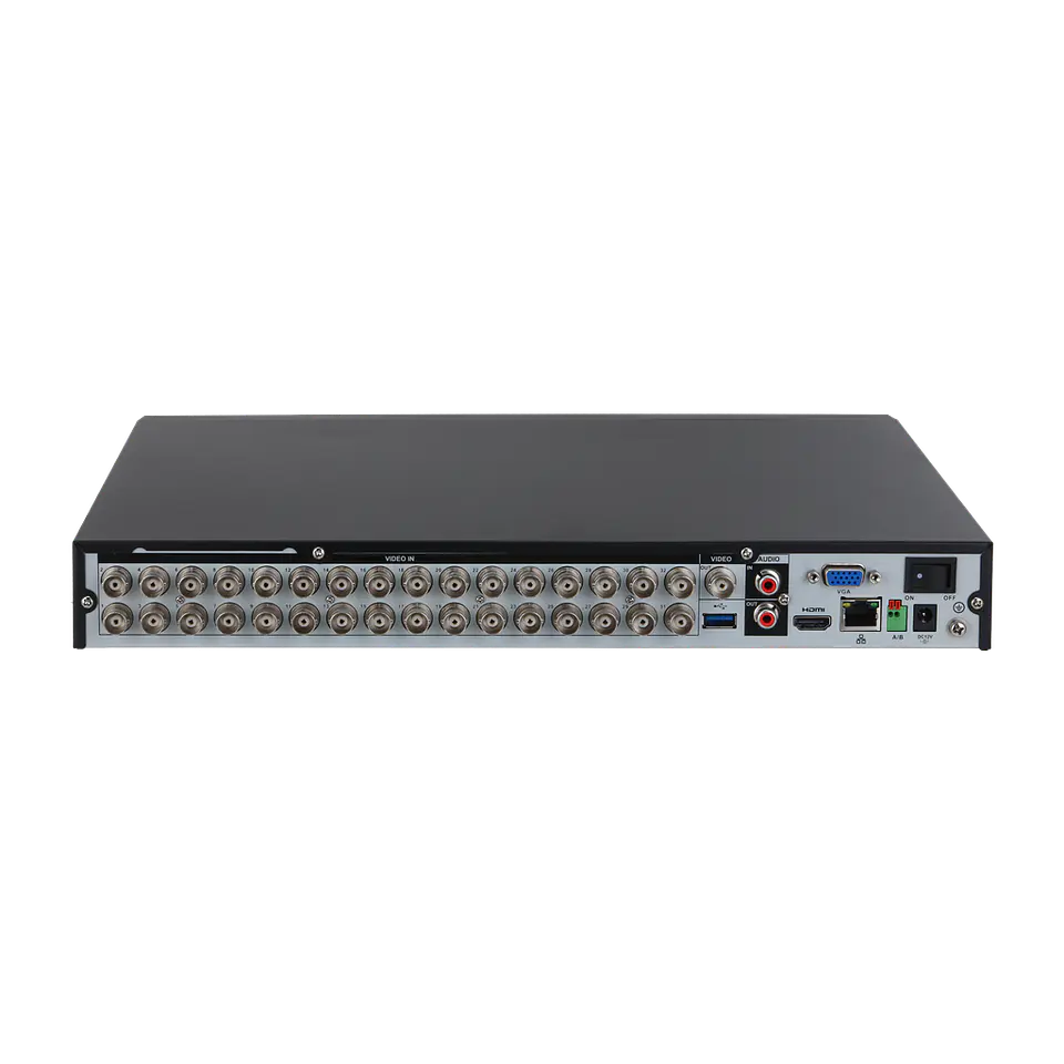DH-XVR5232AN-4KL-I3. XVR Dahua 32 canales penta hibrido soporta 2 HDD hasta 16TB camaras hasta 4K 3