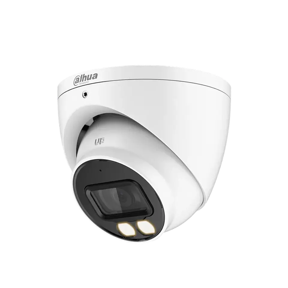DH-HAC-HDW1239TN-LED-0280B-S2. MINI DOMO HDCVI DAHUA. 2MP. LF 2.8MM. FULL COLOR. IR 40 MTS. IP67. 1
