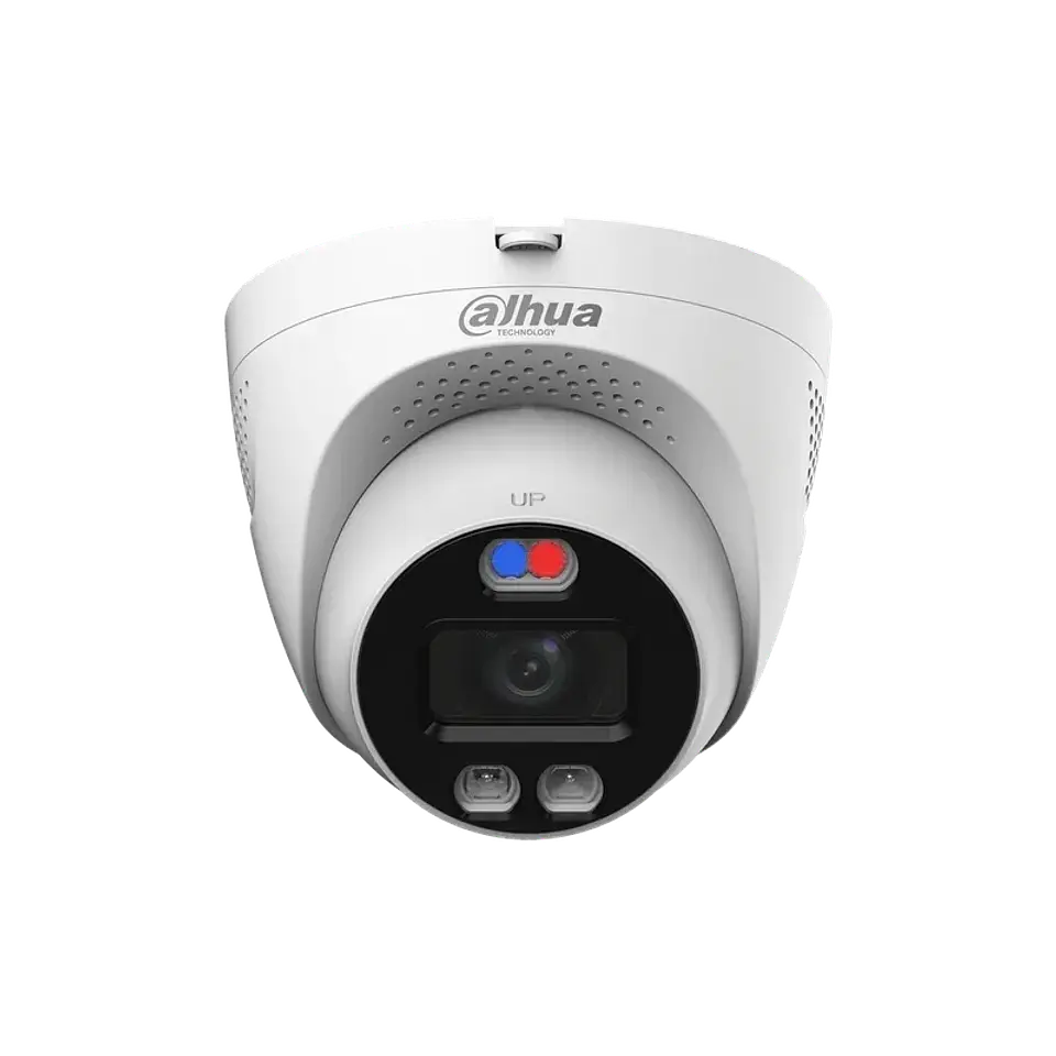 DH-HAC-ME1239TQN-A-PV-0280B-S2. Camara HDCVI Eyeball 2MP Active Deterrence dual Iluminacion 40m lent 2