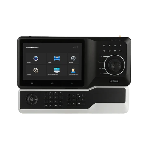 DHI-NKB5200-F. Joystick Dahua pantalla tactic de 10.1" Funciones PTZ compatible con DSS PRO incluye